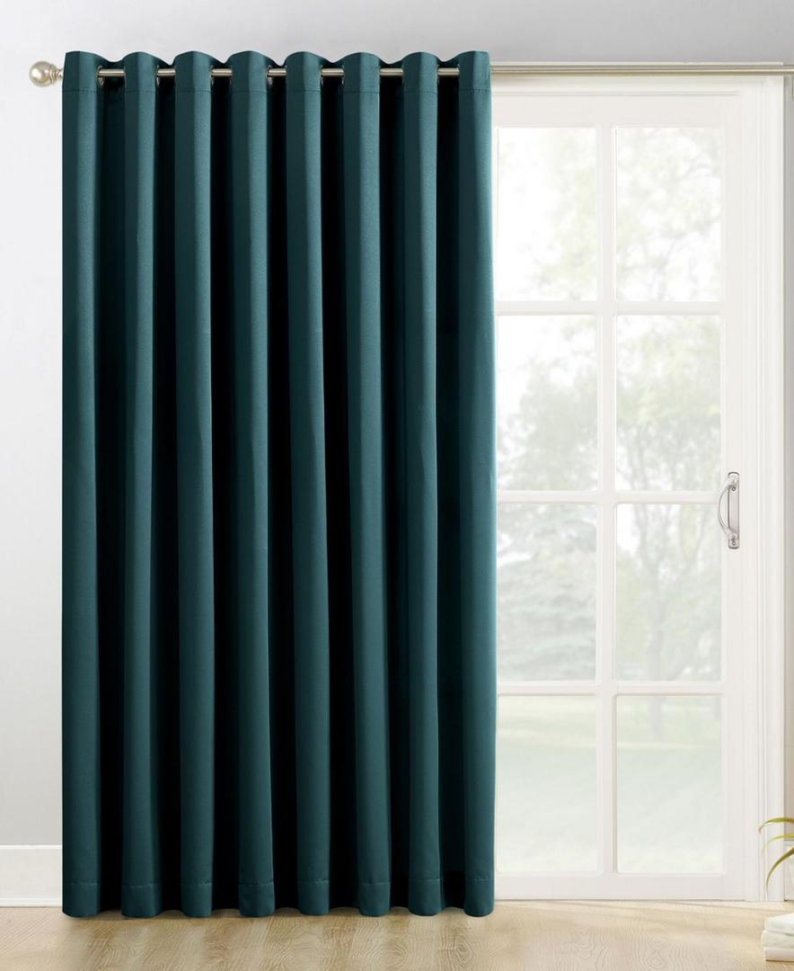 Curtain 1Patio Panel Green Size 100x84 in