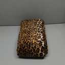 Leopard Print Blanket Fleece Throw for Bed Sofa Travel and Camping, Super Soft Cozy Fluffy Plush Cheetah Print Blanket for All Seasons 50"x60" (Dark Brown)
