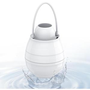Bath Water Filter for Tub Faucet with Overflow, 10-Layer Filtration, 7500 Gallons, Removes Chlorine, Hard Water Softener, Vitamin C, Skin & Hair Care (White)