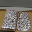 Suncalla 2 Pcs Beige Buffalo Plaid Christmas Wreath Bows 19.6'' x 11.8'' Large Christmas Tree Topper Ornament Wreath Sash for Front Door Xmas Party Yard Doorway Indoor Outdoor Wall Decoration