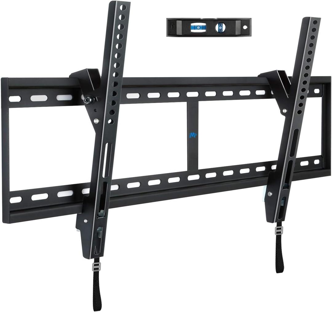 Mounting Dream UL Listed Tilt TV Wall Mount for 42-84 inch TVs, Universal Tilt TV mount bracket up to VESA 800x400mm and 132 LBS, One-Piece Wall Plate Easy for Centering on 16", 18", 24", 32" Studs