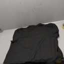 3XL Black Shirt Short Sleeves With Small Neck Zipper
