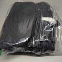 Gym Duffle Bag Waterproof black Laptop Backpack Suitable for Hiking, Fishing, Travel 40L Large Capacity Trendy Cool Lightweight Backpack for Men and Women (Black)