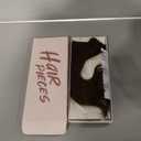 Elailite Short Clip in Hair Extensions Real Human Hair 6PCS Lace Weft Remy Hairpieces for Women Adding Volume 10 Inch Medium Brown