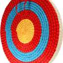 Dostyle Archery Targets Traditional Solid Straw Round Archery Target Shooting Bow Coloured Rope Target Face Three Layer for Shooting Practice