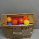 Baby Ball Pit for Toddler with 50 Balls, Kids Pop Up Play Tent for Girls, Princess Toys for Children Indoor & Outdoor Playhouse with Carry Bag (Red: 7 Bright Colors, 109x90cm/50 Balls)