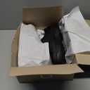 MMN Non Slip Work Shoes for Men Women Steel Toe Slip Resistant Waterproof Leather Oxford for Food Service Restaurant Staff & Chef Black (Black)