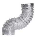 Empava 6 Inch 6.5 FT Flexible Aluminum Air Duct, High-Temperature HVAC Exhaust Vent Hose for Dryer, Bathroom, Kitchen, Grow Tent, Inline Fan, Range Hood, Venting Tube Without Clamps