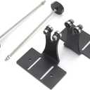 Motorcycle Moped Crank Crankshaft Truing Stand Runout Measurement Tool with 1/4" Steel Roller Bearing Posts & Magnetic Mounts for Dirt Bikes Scooters Mopeds