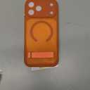 BXYJY for iPhone 17 Pro Max Case Magnetic with Stand, Camera Control Button, Full Lens Protection, Compatible with MagSafe, Military Grade, Translucent Thin Women Men Hard Case for 17 Pro Max, Orange