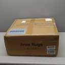 9x12 Area Rugs for Living Room, Non Slip Machine Washable Vintage Rugs, Low Pile Lightweight Large Rug for Bedroom, Dining Room, Home Office Beige