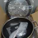 DOTCLAD Wok pan,Hybrid 13 inch Wok with Lid, PFOA Free Cookware,non stick Stainless Steel Woks & Stir-fry pans Nonstick, Dishwasher and Oven Safe, Works on Induction