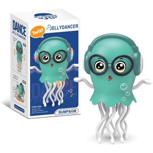 Dancing Jellydancer Baby Toy, Crawling Infant Tummy Time Toy,Dancing Loud Music Crawling Walking Toys for 3 4 5 6 7 8 Year Old Kids Boy Girl Birthday Gifts, Interactive Relax Fidget Gifts