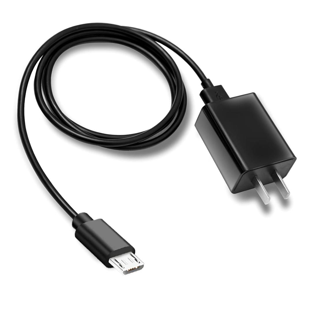 WZHENB 5V 2A 1A Fast Wall Charger 6ft Micro USB Type B Charging Cable for Kindle Paperwhite 2-13, Oasis E-Reader, Fire HD HDX 6 7 8 10 Plus Kids Pro,Galaxy S7/S6/S5/S4/S2/S3/LG Android Phone & More
