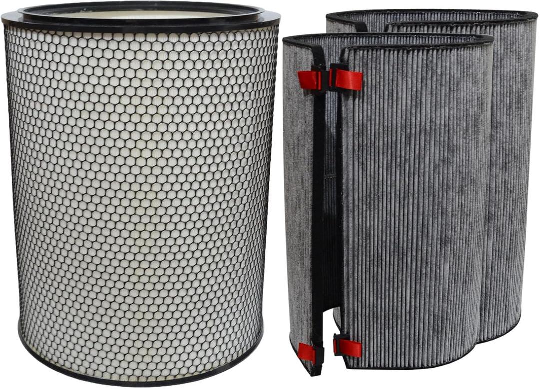 PUREBURG Replacement Filter Set Compatible with Dyson BP03 BP04 BP06 Purifier Big+Quiet Formaldehyde Extra Large, HEPA + 2 Carbon Filter (972132-01 & 972133-02) PUREBURG Replacement Filter Set Compatible with Dyson BP03 BP04 BP06 Purifier Big+Quiet Formaldehyde Extra Large, HEPA + 2 Carbon Filter (972132-01 & 972133-02)