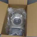 Pet Water Dispenser, 2.8L Automatic Gravity Cat Water Dispenser for Cats, Dogs & Rabbit, Detachable Cat Dog Water Dish Feeder with Spherical Waterer Bubble, Grey