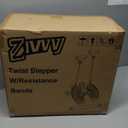 Stepper Machine with Resistance Bands, Mini Stepper with 300LBS Weight Capacity, Twist Stepper for Full Body Workout, Adjustable Step Height, Smooth and Quiet, Step Machine for Men Women