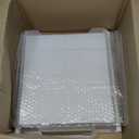 Smart Design Adjustable Pull Out Refrigerator Drawer - Extra Large - BPA Free Plastic - Holds 20 lbs - Extendable Sliding Fridge Bin, Freezer, Pantry Food Holder Storage Organizer - Kitchen - Clear