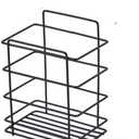 Wrought-Iron Non-Punching Bathroom Shelf, Household Toilet Soap Rack, Toiletries Storage Rack (Toothbrush Holder)