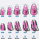 HEETA Dry Bag Waterproof for Women Men, 5L/10L/20L/30L/40L Roll Top Lightweight Dry Storage Bag Backpack with Phone Case for Travel Swimming Boating Kayaking Paddle Board Camping Beach Accessories (Rose Red)