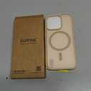 SUPFINE Magnetic for iPhone 16 Pro Case(Compatible with MagSafe)(Military Grade Drop Protection) Slim Translucent Matte Shockproof with Anti-Fingerprint Phone Case, Desert Gold