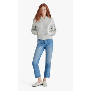 Steve Madden Women's Apparel Cameran Sweater. Size L. Silver