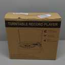 Vinyl Record Player with Speakers Vintage Turntable for Vinyls Records BeltDriven Turntables 3Speed Bluetooth Playback Headphone AUX RCA Line LP Vinyls Players for Sound Enjoyment Retro Brown