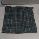 MIULEE Fall Scottish Tartan Plaid Throw Pillow Covers Farmhouse Classic Decorative Outdoor Square Cushion Cases for Halloween Thanksgiving Decor Sofa Couch 16x16 Inch, Black and White