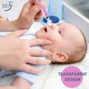 4 x Bluet B - Baby Nasal Syringe (2-Pack) - Safe Silicone Nasal Aspirator for Newborn - Infant Mucus Removal - 10ml Nose Cleaner Syringe for Baby - Toddler Congestion Relief - Reusable Tips - Pink