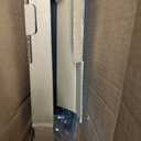 Room divider Ceiling Track set for Curtains with hooks, Corner Connectors(Set of 2) and top brackets Curtain Rail System (12-18 ft Track Set) Black