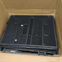 SWTYMIKI Rolling Cart with Drawers - Metal Utility Cart with Wood Shelf, DIY Divider and Locking Wheels, Craft & Art Cart Organizer for Under Desk Storage for Home Office Studio, Espresso (4 Tiers, 4 Tiers-Espresso)