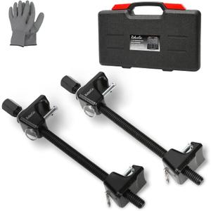 Macpherson Strut Spring Compressor Tool, 2PCS Heavy-Duty Coil Spring Compressor Automotive with Locking Pins 13/16" Socket 1/2" Drive to Compress The Coil Spring