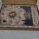 Palette Dreams 3 Pieces Gothic Vintage Celestial Canvas Wall Art, Vintage Tarot Canvas Wall Decor, Mysterious Sky Astrology Picture Poster Prints for Living room Bedroom Office Decor 12X16 inches