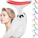 Facial Massager Red-Light-Therapy-for-Face and Neck, Face  culpting Wand with 7 Color (Light White)