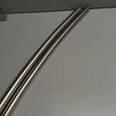 Curved Shower Curtain Rod, Adjustable 40-72 inches Extra Wide Curved Shower Rods for Bathroom, Rust proof Shower Rod, Premium Stainless Steel Curved Curtain Rod for Shower, Bathtub, Silver