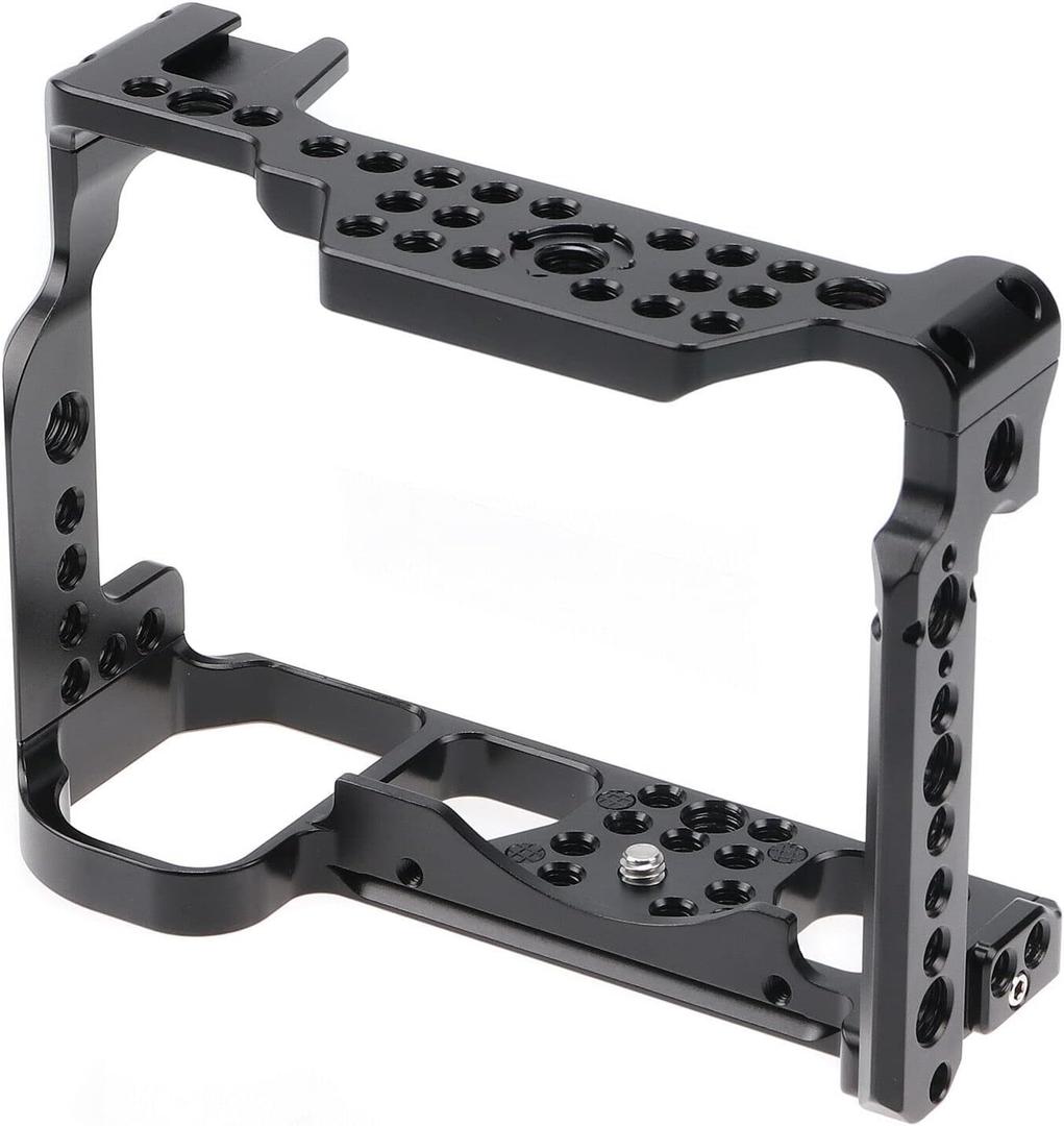 Aluminum DSLR Camera Cage Grip for Nikon Z5/Z6/Z7/Z6II/Z7II Video Rig (Camera cage)