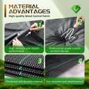 Land Guard 4ft x 300ft Weed Barrier Fabric Heavy Dusty, Ground Cover, Weed Mat, Woven Landscape Fabric for Garden, Lawn and Outdoor Project