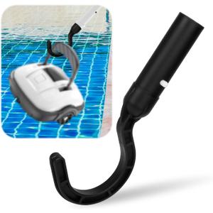 2 x Hook for All Robotic Pool Cleaner, Accessories Hook Swimming Pool Hooks for Poles Part for Robot Pool Vacuum Cleaner Including Cordless, Aboveground and Underwater, Attaches to Telescopic Poles