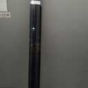 LazBlinds No Drill Zebra Blinds for Windows 27" W x 64" H, Black