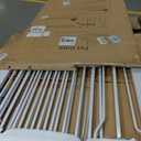 51" Extra Tall Cat Gate 30"-49.27" Wide, Auto Close, Pressure Mounted, for Cats & Small Dogs, Hallway, Stairs, Kitchen, Not Baby Gate,White