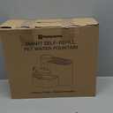 Potaroma Smart Wireless Pet Water Fountain, Stainless Steel Bowl, No Filter, 3.5L Large Capacity, Rechargeable Automatic Water Dispenser for Cats and Small Dogs, Wastewater Separation Fresh Water