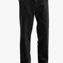 IDEALSANXUN Mens Corduroy Pants Flat Front Straight Leg Casual Pants, Size: 32W x 30L