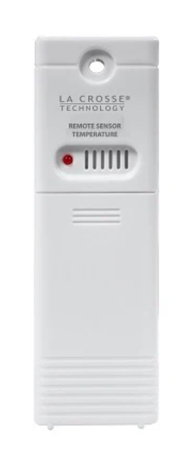 La Crosse Technology Wireless Outdoor Temperature  Wall Mounted, Accurate, Weather Resistant, Wide Temperature (330ft Range), Battery Powered (White)
