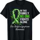 in This Family No One Fights Alone Non-Hodgkin Lymphoma T-Shirt (XXL,Black)
