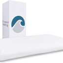 Bluewave Bedding Ultra Slim Gel Memory Foam Pillow for Stomach and Back Sleepers - Thin, Flat Design for Cervical Neck Alignment and Deeper Sleep (2.75-Inches Height, King Size)