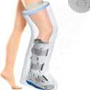Adult Leg cast Protector for Shower, Waterproof Shower Bandage and Cast Cover Full Leg Watertight Protection to Broken Leg, Knee, Foot, Ankle Wound, Burns 100% Reusable (Full Leg 43.5"20"9.8")