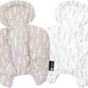 4moms RockaRoo and MamaRoo Infant Insert, Machine Washable, Soft, Plush Fabric, Reversible Design, Sand