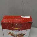 3 PCS Christmas Window Lights Decorations, Battery Powered Hanging Warm Lighted Star, Bell & Christmas Tree Shaped Shaped String LED Indoor for Xmas Tree, Window, Fireplace