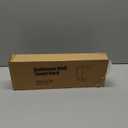 ELITEROO Towel Holder for Bathroom Wall, Towel Rack with Shelf and Hooks, Hanging Towel Organizer for Small Bathroom Storage, Wooden Rolled Towel Shelf for RV, Camper, Black