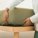 Dormora Fitted Sheet Queen  15'' Deep Pocket Cooling Rayon from Bamboo Mattress Cover, Soft Silky, Breathable Bed Sheet, Wrinkle Resistant, Durable & Comfortable Bedding for All Season, Green 2